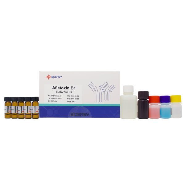 Тест-набір ІФА (ELISA) на Афлатоксин B1 Aflatoxin B1 (YR2F1603A), BIOEASY 100013441 - фото