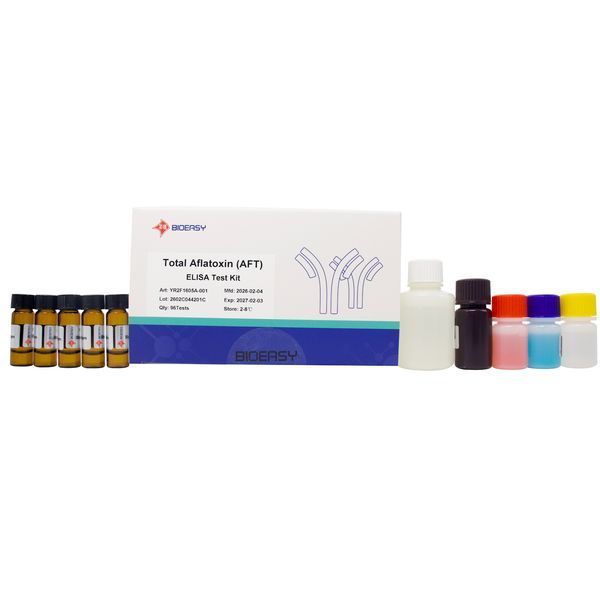 Тест-набір ІФА (ELISA) на Загальний Афлатоксин Total Aflatoxin (YR2F1605A-001), BIOEASY 100013442 - фото