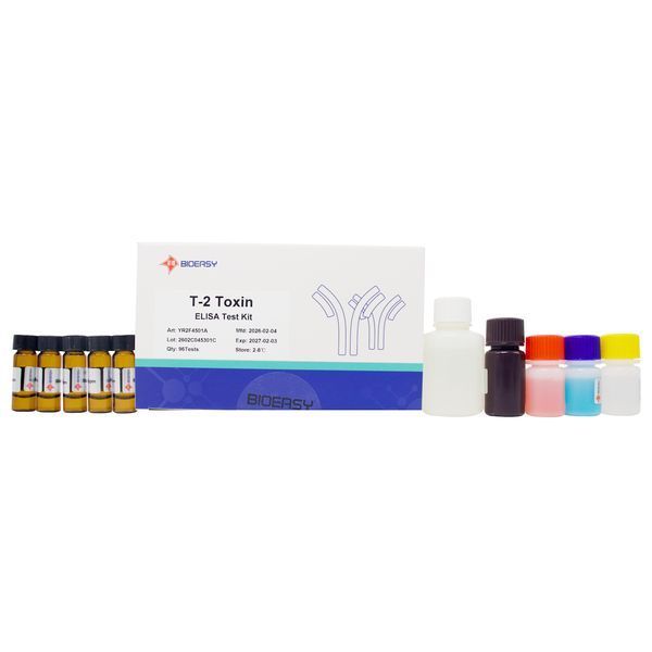 Тест-набір ІФА (ELISA) на Т-2 токсин T-2 Toxin (YR2F4501A), BIOEASY 100013448 - фото