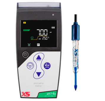 Портативний pH-метр 7 Vio FOOD з електродом XS 2 PORE T-NTC 100011694 - фото