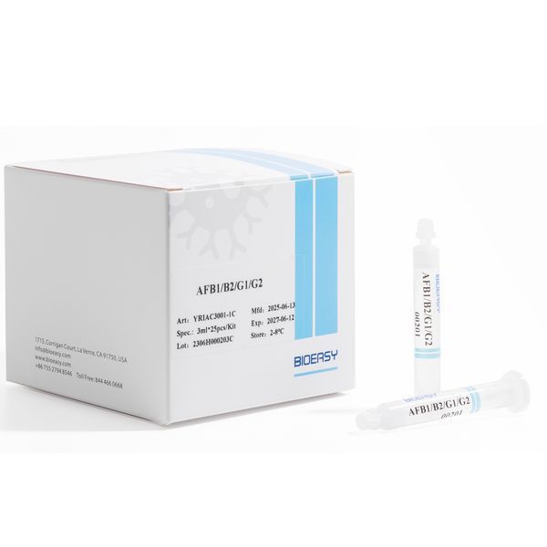 Імуноафінна колонка для Aflatoxin B1,B2,G1,G2 (YRIAC3001-1C), BIOEASY 100013450 - фото