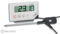 Цифровий термометр для вимірювання температури харчових продуктів виносним щупом із нержавіючої сталі