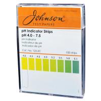 Индикаторные полоски для определения pH Johnson